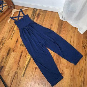 Club Monaco Frooti Sweater Jumpsuit Navy Blue